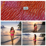 Load image into Gallery viewer, Premium Chinon Digital Printed Ombre Fabric – Designer Unstitched Fabric for Multiple Outfits-DC-001
