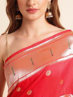 Load image into Gallery viewer, Red Color Kanchipuram Paithani Saree With Trending Zari Weaving Work (RRR-Red-sd_at)
