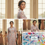 Load image into Gallery viewer, Digital Printed Premium Unstitched Fabric Material For All Designer OutFit-DC-024
