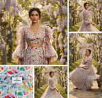 Load image into Gallery viewer, Digital Printed Premium Unstitched Fabric Material For All Designer OutFit-DC-024
