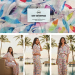 Load image into Gallery viewer, Digital Printed Premium Unstitched Fabric Material For All Designer OutFit-DC-024
