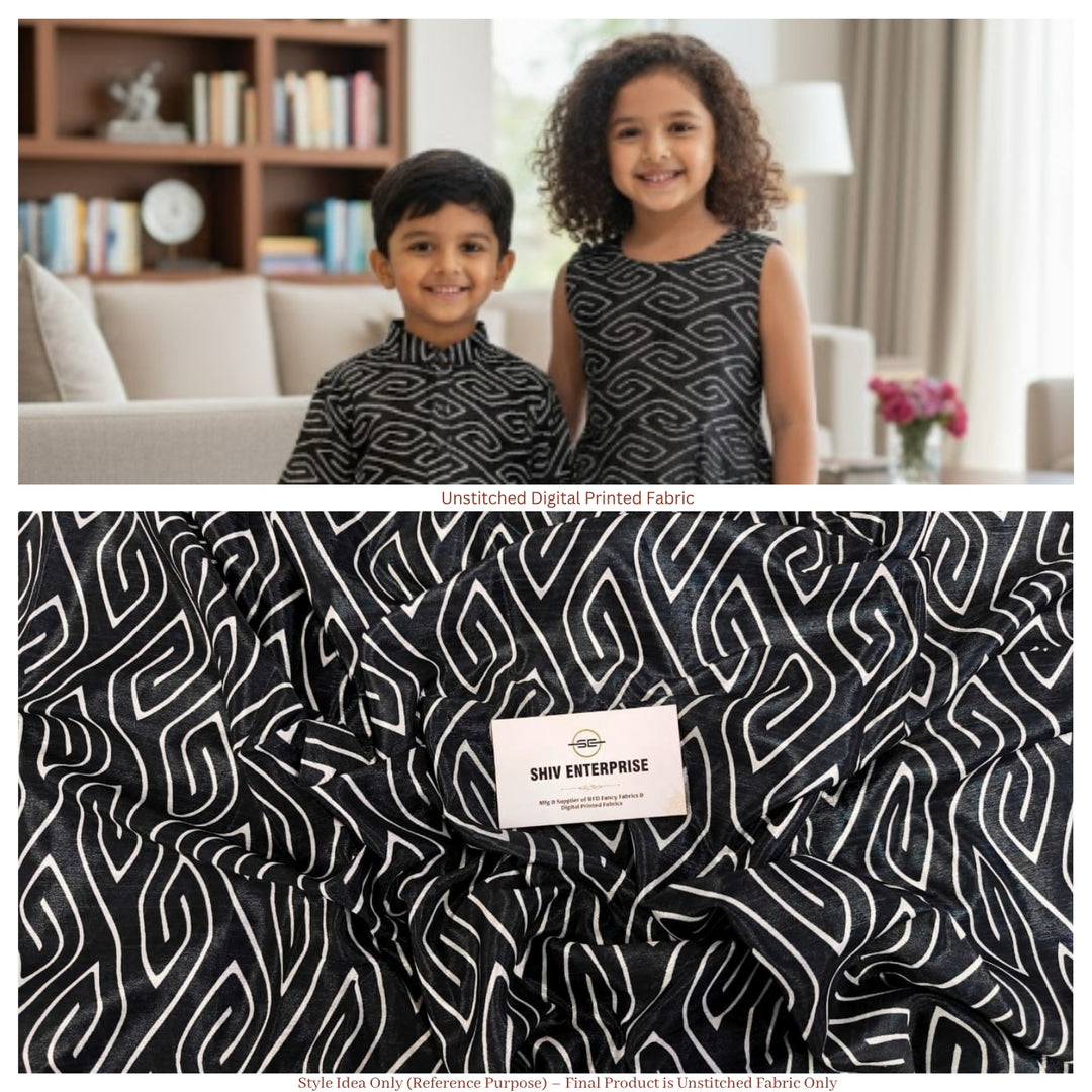 Digital Printed Premium Unstitched Fabric Material For All Designer OutFit-DC-029