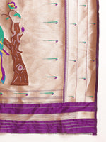 Load image into Gallery viewer, Purple Color Kanchipuram Paithani Saree With Trending Zari Weaving Work (Pathan-Purple-sd_at)
