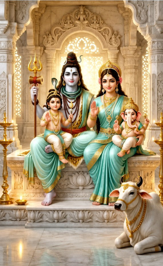 Premium Multicolour Decorative Backdrop for Mandir, Pooja Room & Home Wall Decor