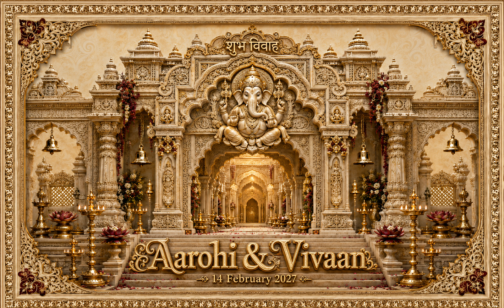 Ganesh Heritage Temple Gateway personalized Antarpat