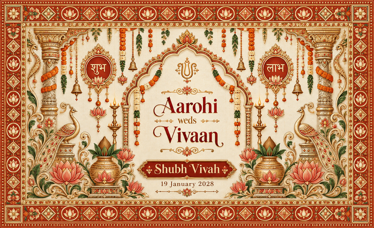 AP-005-4 Lakshmi Narayan Mangalik personalized wedding Antrapat