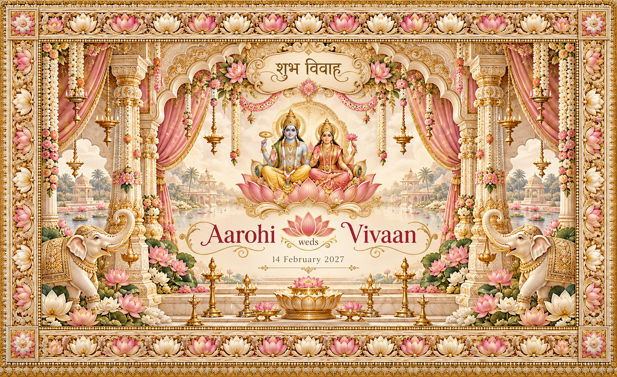 Lakshmi Narayan Mangalik personalized wedding Antrapat AP-005