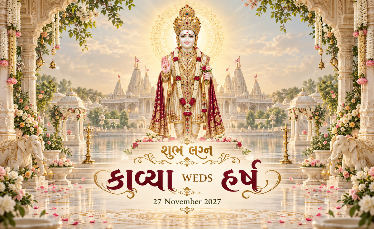 Swaminarayan personalized wedding Antarpat AP-006-2