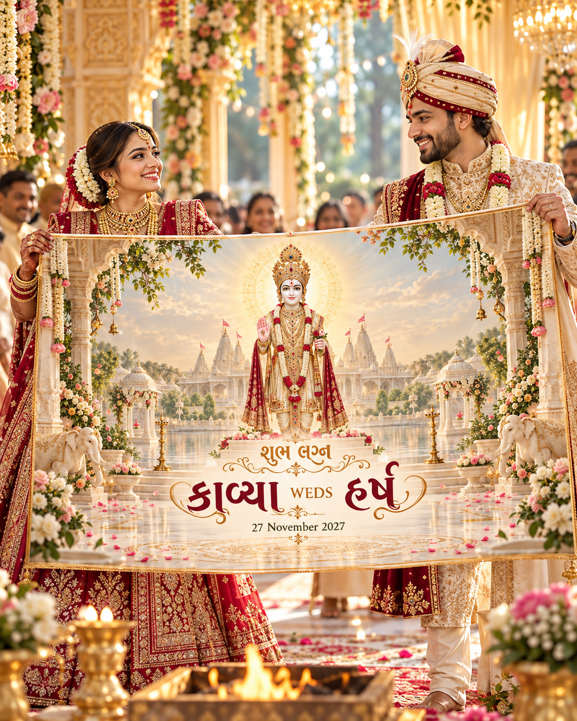 Swaminarayan Antarpat AP-006-2 at wedding ceremony