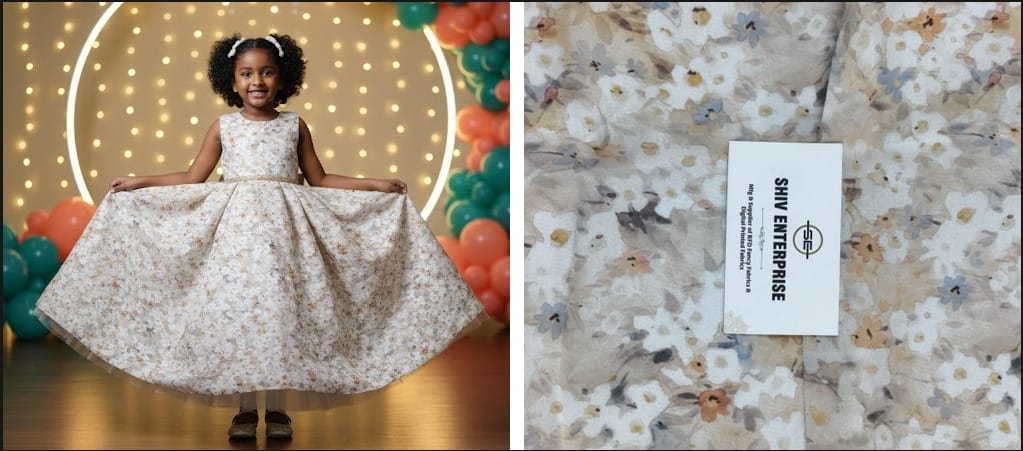 Digital Printed Premium Unstitched Fabric Material For All Designer OutFit-DC-018