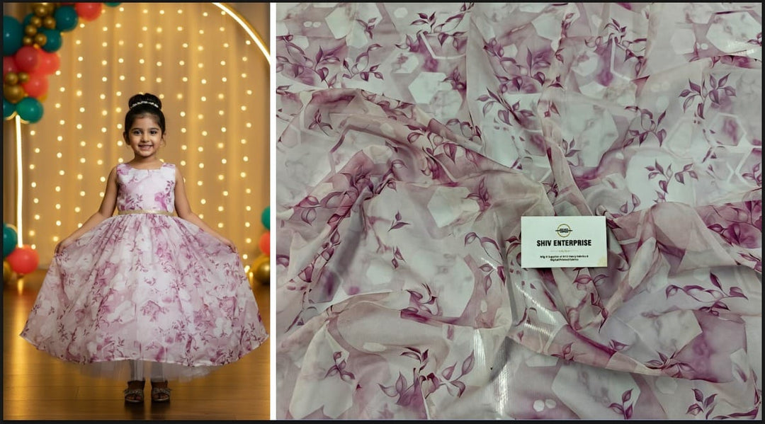 Digital Printed Premium Unstitched Fabric Material For All Designer OutFit-DC-023