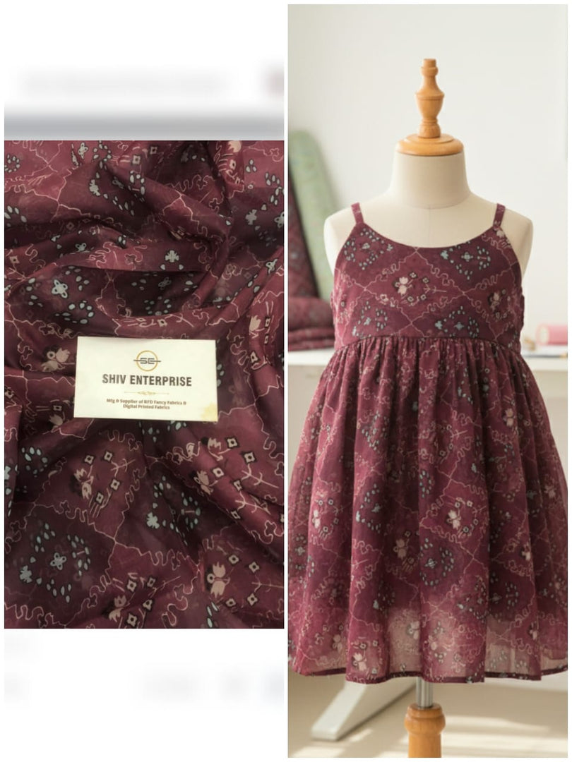 Digital Printed Premium Unstitched Fabric Material For All Designer OutFit-DC-027