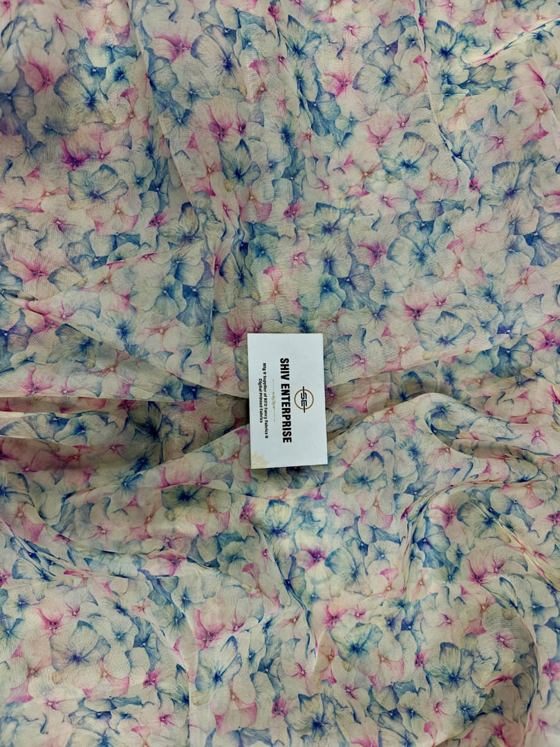 Digital Printed Premium Unstitched Fabric Material For All Designer OutFit-DC-036