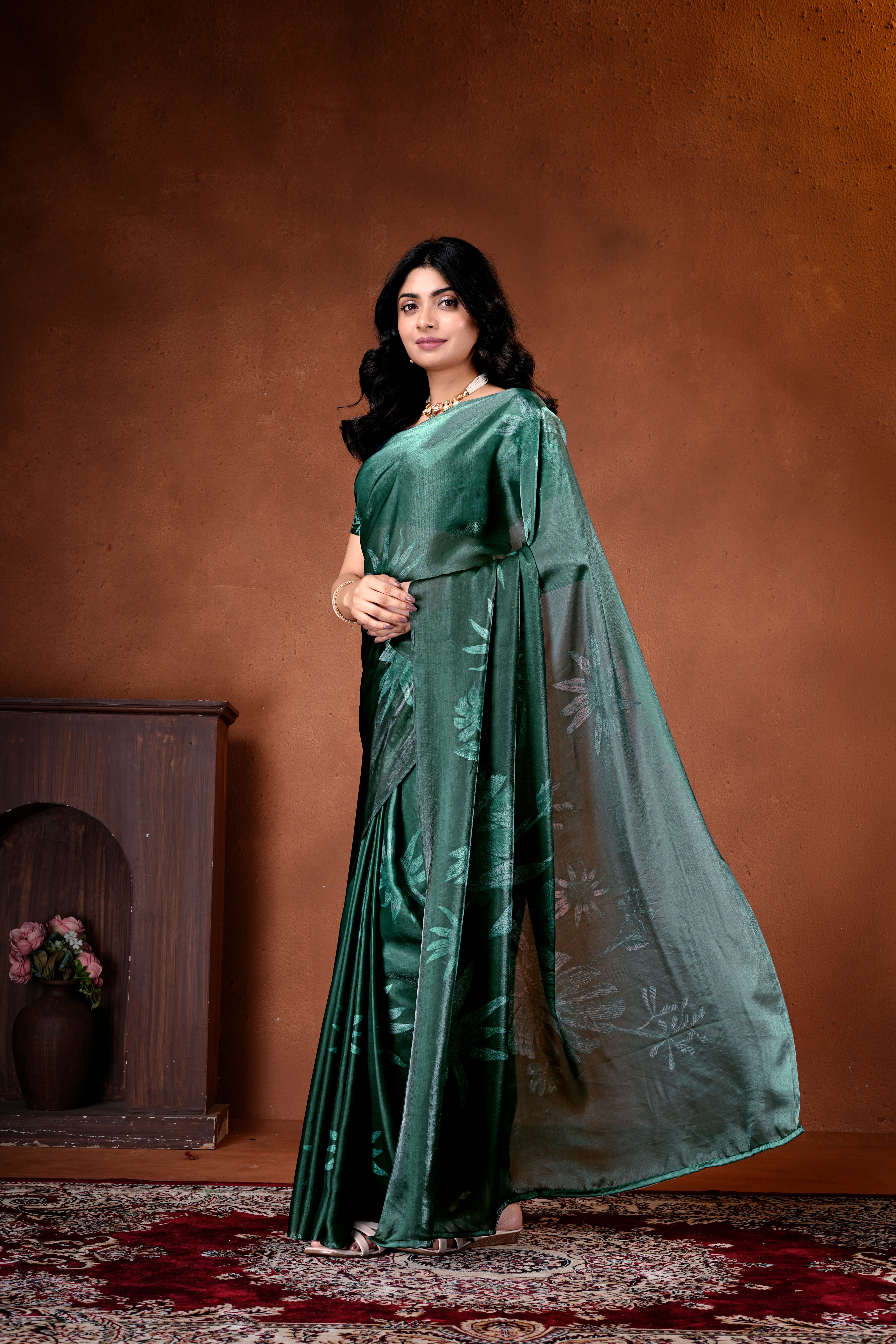 Instant Drape Saree - 1 Minute Ready to Wear Saree with Attached Blouse