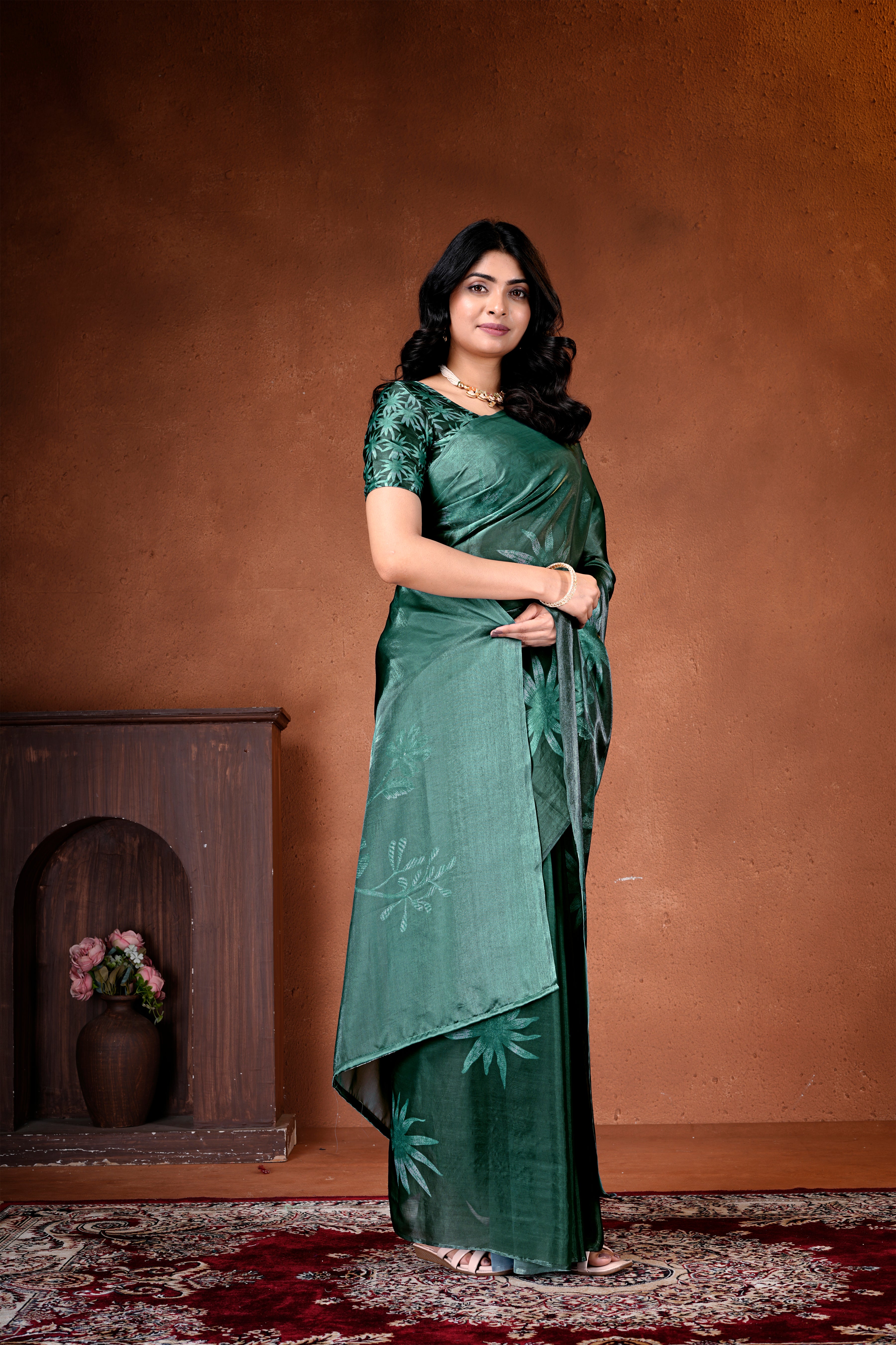 Instant Drape Saree - 1 Minute Ready to Wear Saree with Attached Blouse