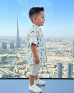 Load image into Gallery viewer, Charming Kids' Cartoon Print Shirt for Boy by MAGNITE