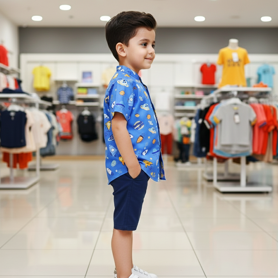 Kids' Space Adventure Shirt for Boy by MAGNITE