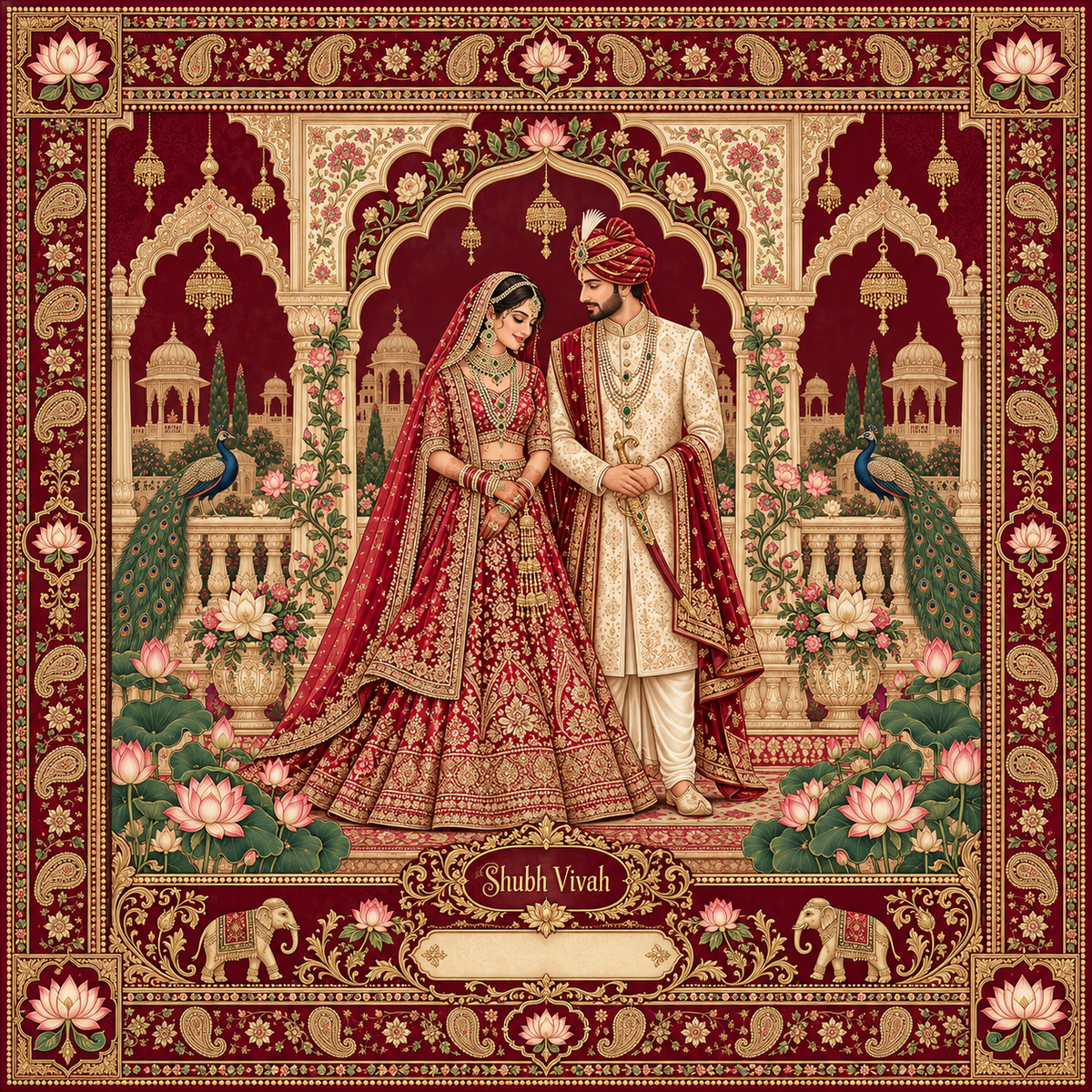 Couple Story Hastmelap Rumal design 02