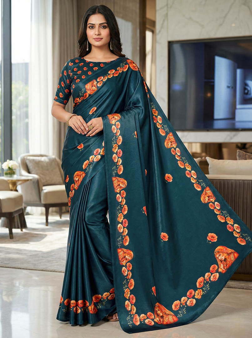 Party Wear & Festive Wear Saree BY MAGNITE