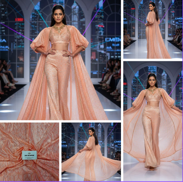 Digital Printed Premium Unstitched Fabric Material For All Designer OutFit-DC-025