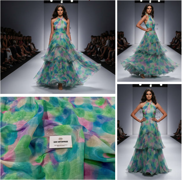 Digital Printed Premium Unstitched Fabric Material For All Designer OutFit-DC-013