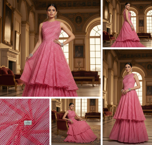 Digital Printed Premium Unstitched Fabric Material For All Designer OutFit-DC-010