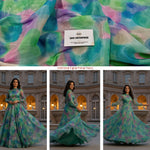 Load image into Gallery viewer, Digital Printed Premium Unstitched Fabric Material For All Designer OutFit-DC-013
