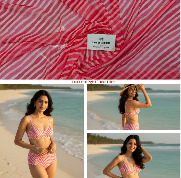 Digital Printed Premium Unstitched Fabric Material For All Designer OutFit-DC-010