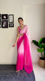 Load image into Gallery viewer, Most Beautiful Casual Pink Saree Collection (KC-835-Pink-pc_at)
