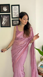 Load image into Gallery viewer, Most beautiful Purple Saree collection (KC-775-Purple-pc_at)
