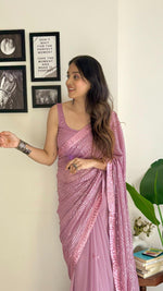 Load image into Gallery viewer, Most beautiful Purple Saree collection (KC-775-Purple-pc_at)
