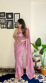 Load image into Gallery viewer, Most beautiful Purple Saree collection (KC-775-Purple-pc_at)
