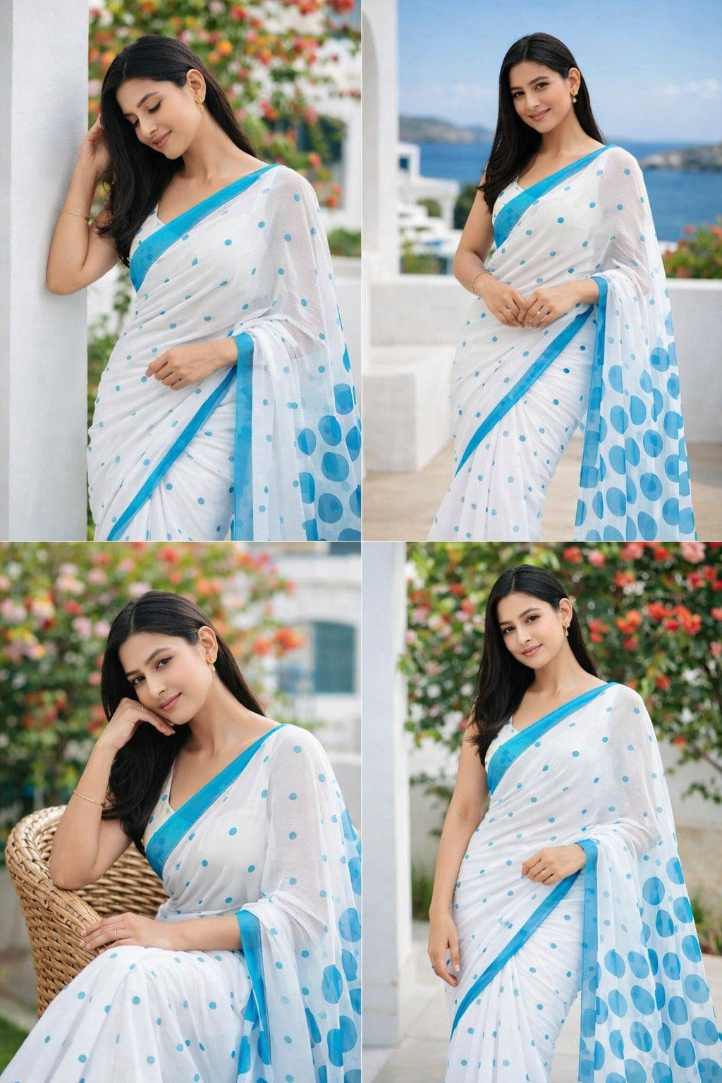 SE-1064 COTTON LINEN SAREE