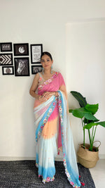 Load image into Gallery viewer, Black Color Sequence saree collection (DS-616-Black-pc_at)
