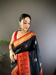 Opulent Jacquard Saree by Magnite