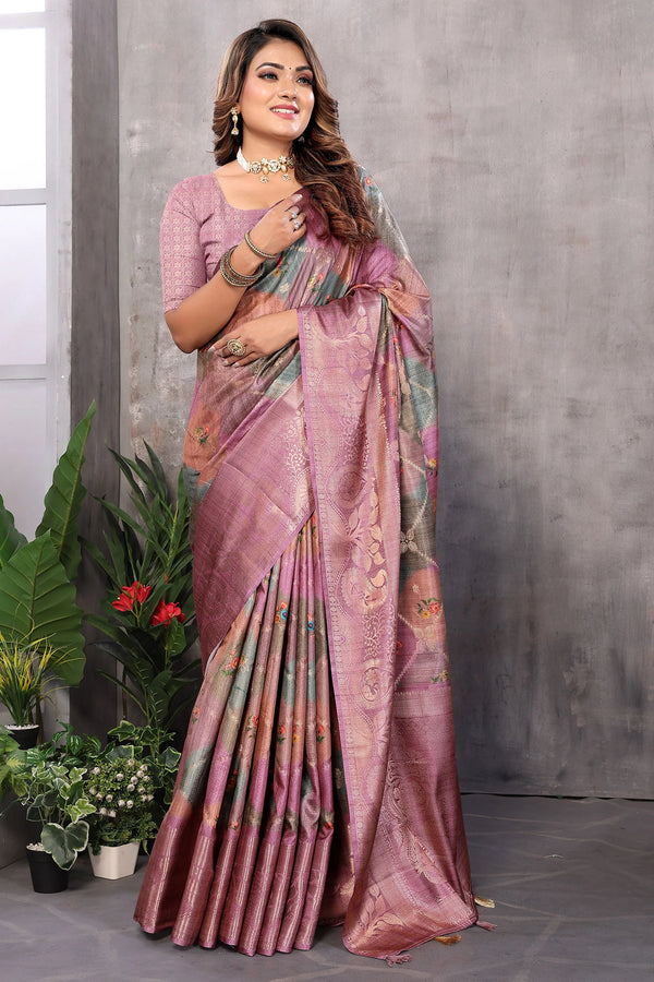 jacquard saree