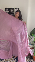 Load and play video in Gallery viewer, Most beautiful Purple Saree collection (KC-775-Purple-pc_at)
