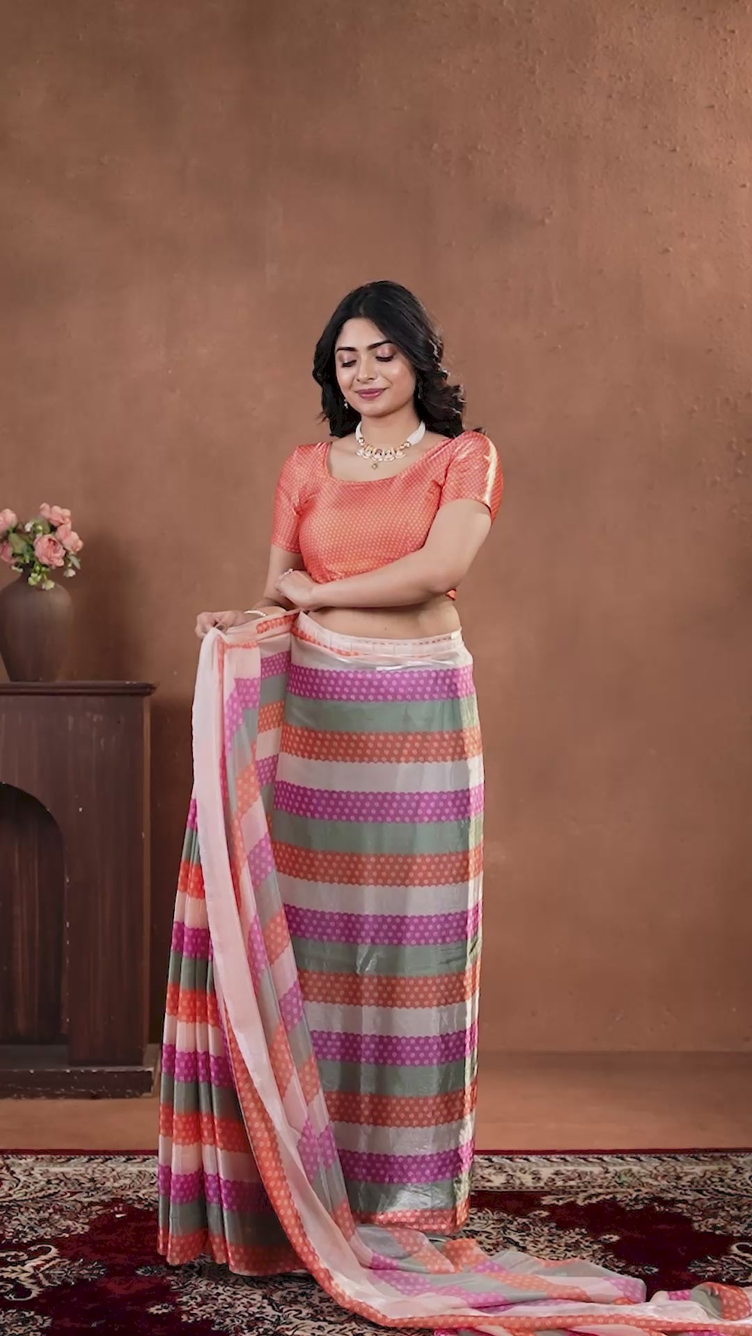 1 Minute Wear Saree - Ready to Wear Pre-Stitched Saree